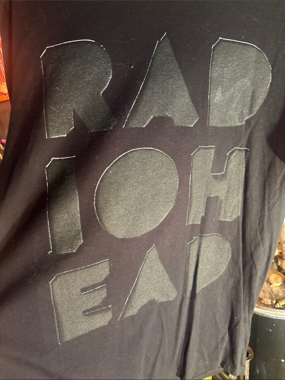 Radiohead Tee with Lettering